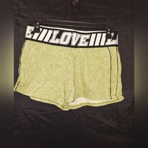 No Boundaries Lime Green Athletic Shorts